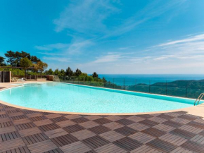 Albatros - swimming pool with sea view and small terrace Magliolo